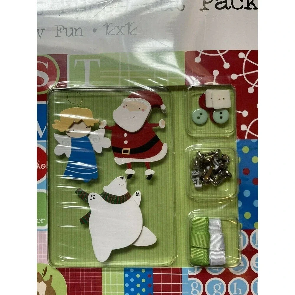 12x12 Christmas Album Kit‎ Holiday Fun, 486 Pieces